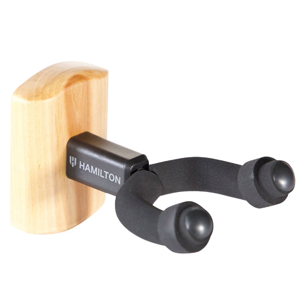 Hamilton KB932G Guitar Wall Hanger for Acoustic and Electric Guitars With Maple Mounting Plate