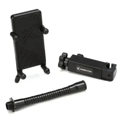 Hamilton KB125E Adjustable Smartphone Holder with Gooseneck and Tube Clamp - Black