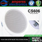 Amperes CS606 6 Inch 6Watt Dual Cone Speaker Ceiling Installation Loudspeaker
