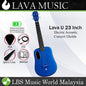 Lava U 23 Inch Electric Acoustic Concert Ukulele with Freeboost Effect & Speaker Blue (Free Boost)