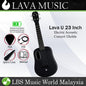 Lava U 23 Inch Electric Acoustic Concert Ukulele with Freeboost Effect & Speaker Black (Free Boost)