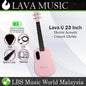 Lava U 23 Inch Electric Acoustic Concert Ukulele with Freeboost Effect & Speaker Pink (Free Boost)