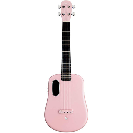 Lava U 23 Inch Electric Acoustic Concert Ukulele with Freeboost Effect & Speaker Pink (Free Boost)