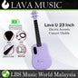 Lava U 23 Inch Electric Acoustic Concert Ukulele with Freeboost Effect & Speaker Purple (Free Boost)