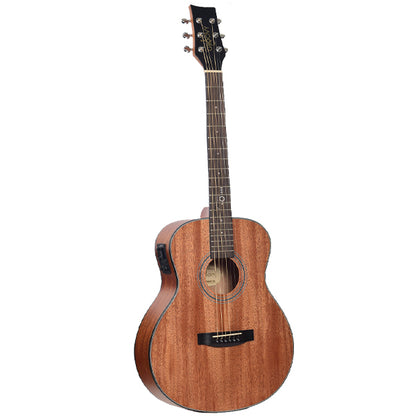 Groovy GMJMH-EQ 38 Inch Acoustic Electric Guitar with Bag and Pickup (GMJ)