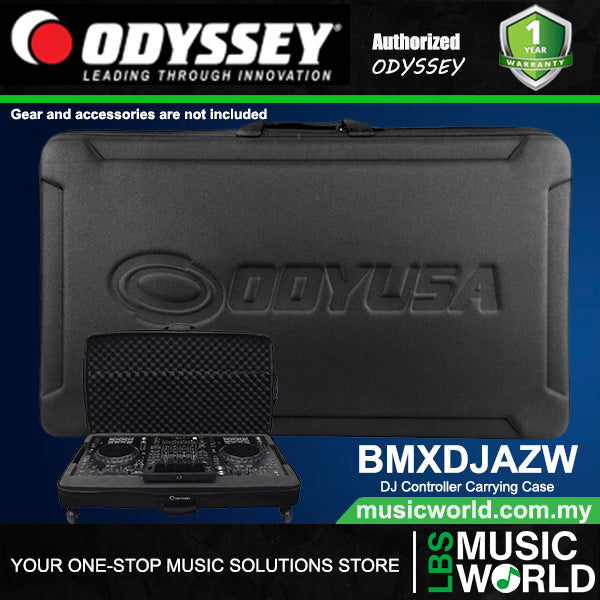 ODYSSEY BMXDJAZW Rolling DJ Controller Carrying Case With Wheels