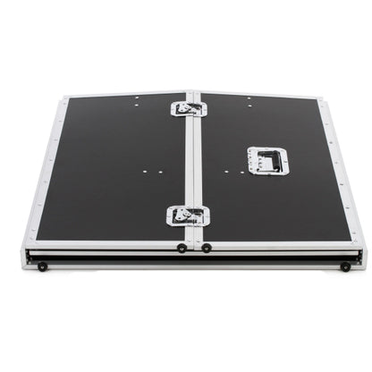 ODYSSEY FZF5437TB Flight Zone DJ Coffin Case for Dual Turntables and Mixer