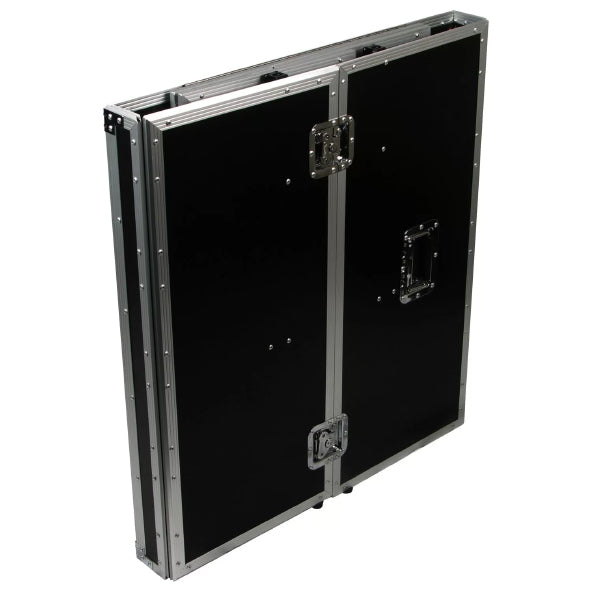 ODYSSEY FZF5437TB Flight Zone DJ Coffin Case for Dual Turntables and Mixer