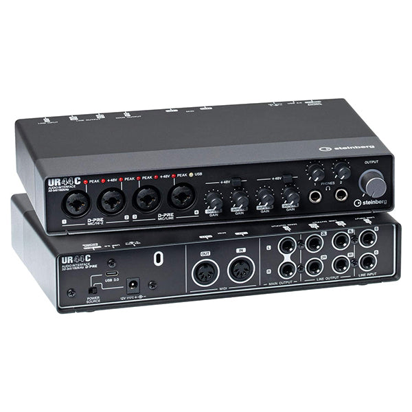 Steinberg UR44C 6X4 USB Type C Audio Interface with Cubase AI and Cubasis LE (UR44)
