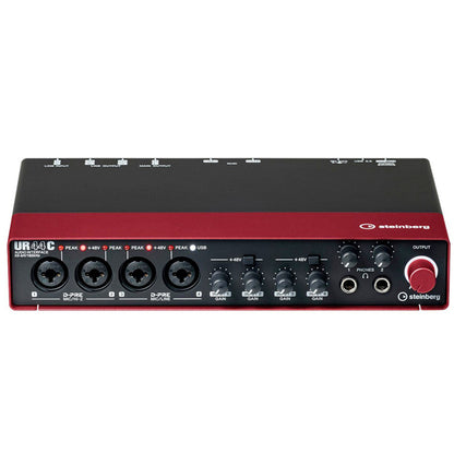 Steinberg UR44C 6X4 USB Type C Audio Interface with Cubase AI and Cubasis LE (UR44)