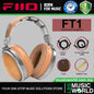 FiiO FT1 Natural Solid Wood Shell Closed Back Headphones with Premium Case