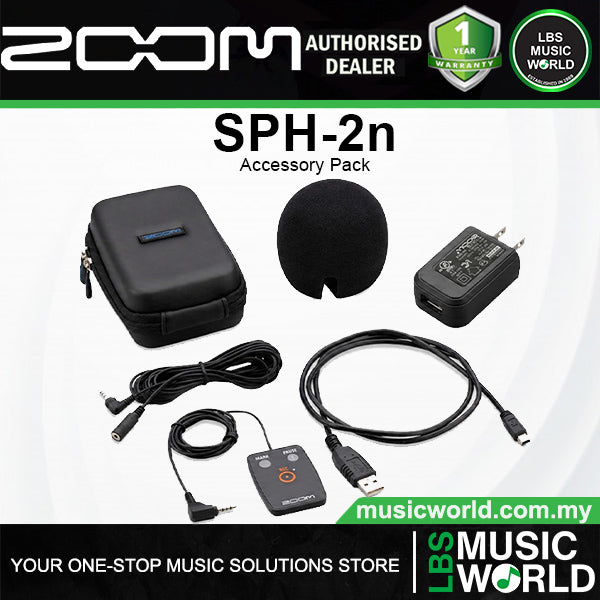 Zoom SPH 2n Accessories Pack for H2n Handy Recorder (SPH2n  SPH 2n)