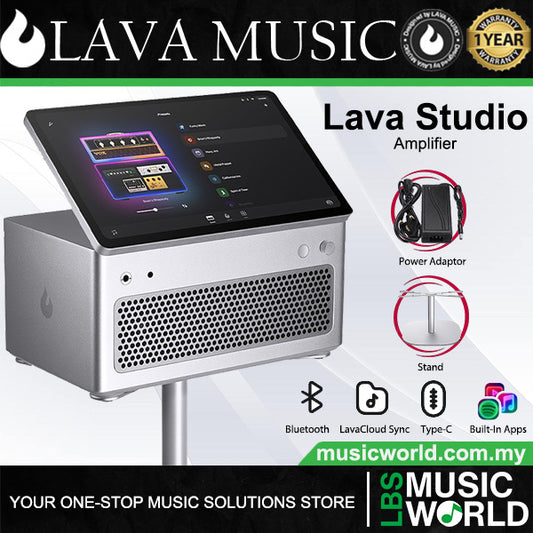 Lava Music Lava Studio 40 Watt All In One Advanced Amplifier with Touch Screen and Bluetooth
