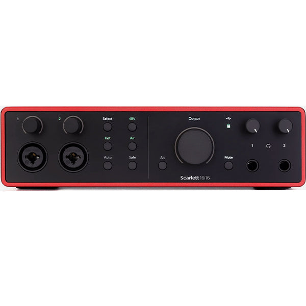 Focusrite Scarlett 16i16 4th Gen 16 In 16 Out USB Audio Interface with Software