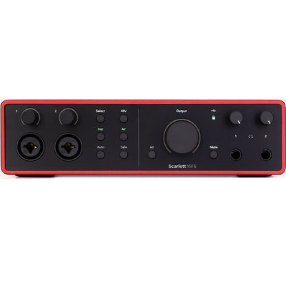 Focusrite Scarlett 16i16 4th Gen 16 In 16 Out USB Audio Interface with Software