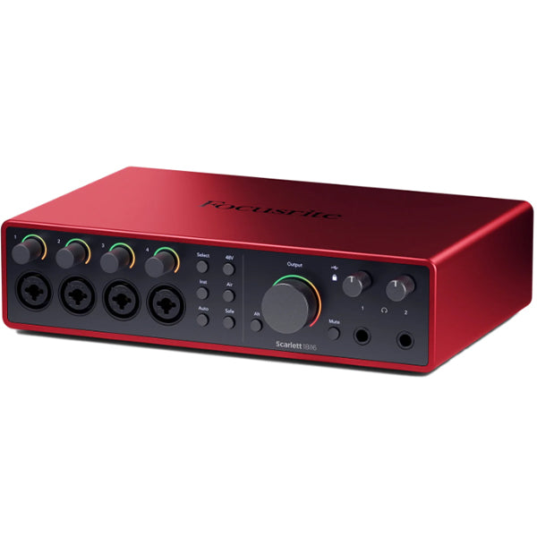 Focusrite Scarlett 18i16 4th Gen 18 In 16 Out USB Audio Interface with Software