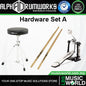 Alpha Drumworks Heavy Duty Hardware Set Package All in One for Drummer