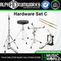 Alpha Drumworks Heavy Duty Hardware Set Package All in One for Drummer