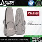 Luxars PG-E30 Headless Electric Guitar Padded Bag - Gray (PGE30)