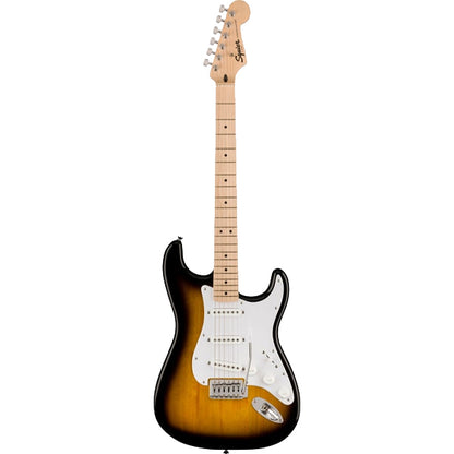 Squier Sonic Stratocaster Complete Pack with Gig Bag, 10G, Cable Strap and Picks - Bundle