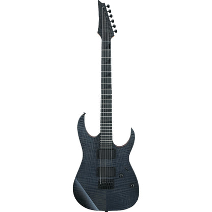Ibanez GRGR221FA Okoume Body Electric Guitar with HH Pickup and Bound Purpleheart Fretboard - Transparent Indigo Black
