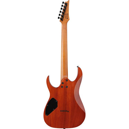 Ibanez GRGR221FA Okoume Body Electric Guitar with HH Pickup and Bound Purpleheart Fretboard - Transparent Indigo Black