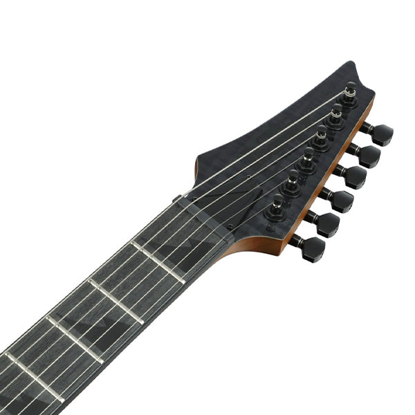 Ibanez GRGR221FA Okoume Body Electric Guitar with HH Pickup and Bound Purpleheart Fretboard - Transparent Indigo Black
