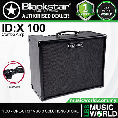 Blackstar ID:X 100 100 Watt Combo Guitar Amplifier Built In Tuner with MIDI and USB (IDX100)