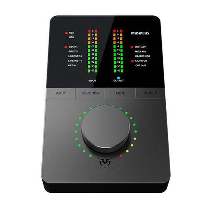 Midiplus TITAN Q6 Rev2 Multi Function USB Audio Interface with OTG Port