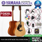 Yamaha FG820L 41" Left Handed Dreadnought Solid Spruce Top Acoustic Guitar - Natural (FG820L)