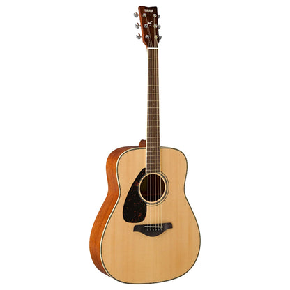 Yamaha FG820L 41" Left Handed Dreadnought Solid Spruce Top Acoustic Guitar - Natural (FG820L)