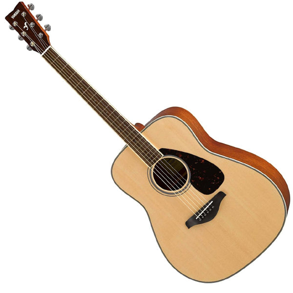 Yamaha FG820L 41" Left Handed Dreadnought Solid Spruce Top Acoustic Guitar - Natural (FG820L)