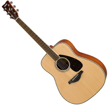 Yamaha FG820L 41" Left Handed Dreadnought Solid Spruce Top Acoustic Guitar - Natural (FG820L)