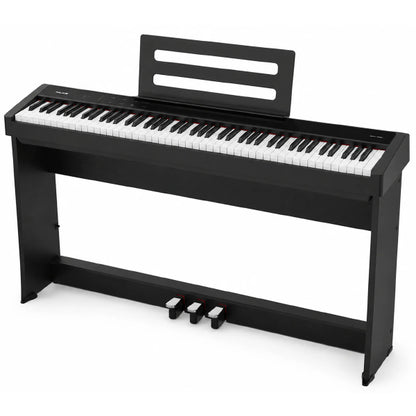 NUX NPK-200 88 Key Digital Piano Wooden Stand 3 Pedal Bench Weighted Keyboard - Full Package (NPK200)