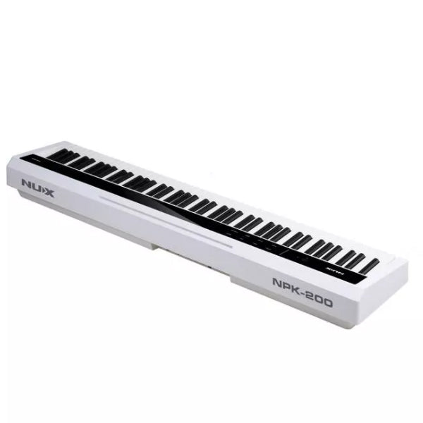 NUX NPK-200 88 Key Digital Piano Wooden Stand 3 Pedal Bench Weighted Keyboard - Top Package (NPK200)
