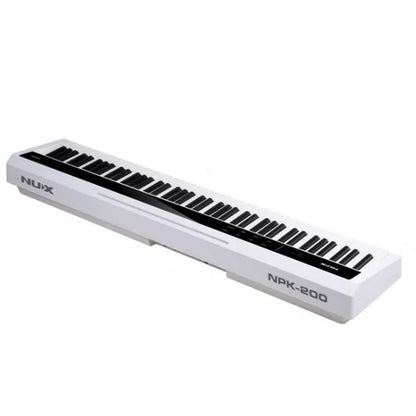 NUX NPK-200 88 Key Digital Piano Wooden Stand 3 Pedal Bench Weighted Keyboard - Top Package (NPK200)