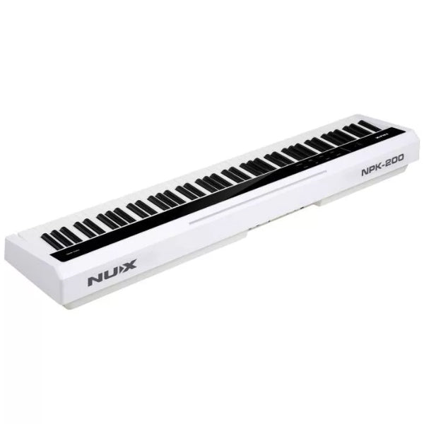 NUX NPK-200 88 Key Digital Piano Wooden Stand 3 Pedal Bench Weighted Keyboard - Top Package (NPK200)