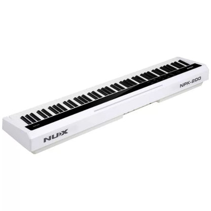 NUX NPK-200 88 Key Digital Piano Wooden Stand 3 Pedal Bench Weighted Keyboard - Top Package (NPK200)