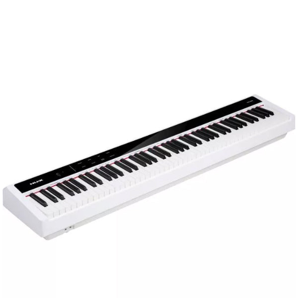 NUX NPK-200 88 Key Digital Piano Wooden Stand 3 Pedal Bench Weighted Keyboard - Top Package (NPK200)
