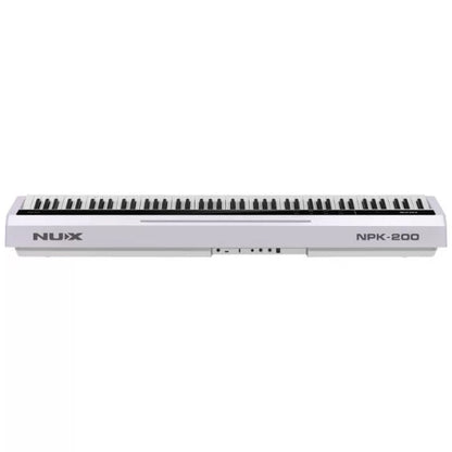 NUX NPK-200 88 Key Digital Piano Wooden Stand 3 Pedal Bench Weighted Keyboard - Top Package (NPK200)