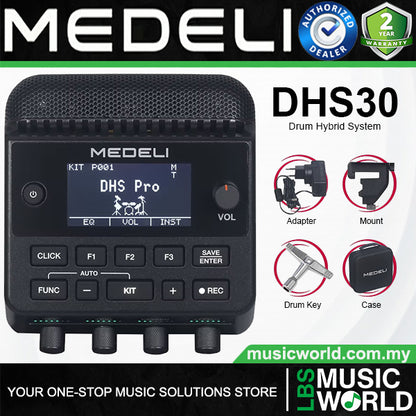 Medeli DHS30 Drum Hybrid System for Acoustic Drumset with Bluetooth