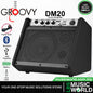 Groovy DM20 20 Watt 6.5 Inch Electronic Drum Amplifier with Bluetooth