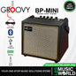 Groovy BP-MINI 30 Watt 6.5 Inch Powered Portable Acoustic Guitar Amplifier with Bluetooth (BPMINI)