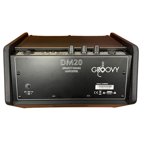 Groovy DM20 20 Watt 6.5 Inch Electronic Drum Amplifier with Bluetooth