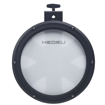 Medeli 8 Inch Tom Pad 2 Zone for MZ538 with Clamp and Cable