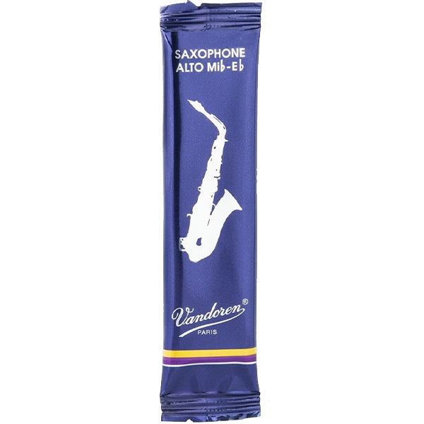 Vandoren Paris Alto Saxophone Traditional Reed Box of 10 - 1.0