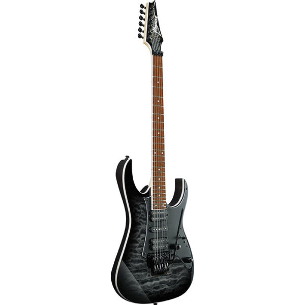 Ibanez RG450QMB Meranti Body Jatoba Fretboard Electric Guitar with HSH Pickup - Transparent Gray Burst