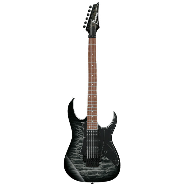 Ibanez RG450QMB Meranti Body Jatoba Fretboard Electric Guitar with HSH Pickup - Transparent Gray Burst