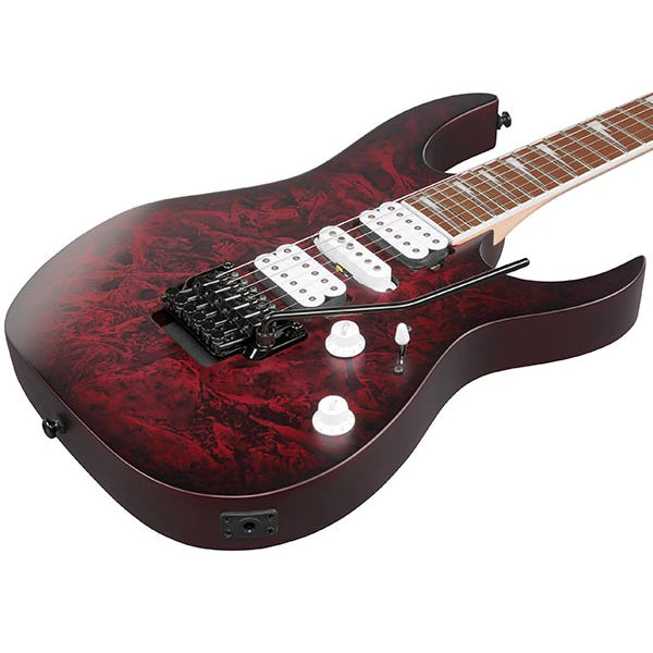 Ibanez RG470DXW Meranti Body Jatoba Fretboard Electric Guitar with HSH Pickup - Wine Red Frozen Matte