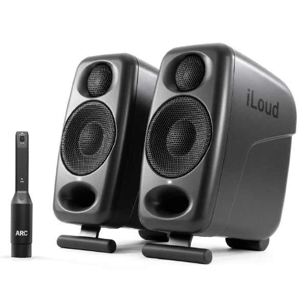 IK Multimedia iLoud Micro Monitor Pro Compact Studio Monitor Speaker Pair - Black
